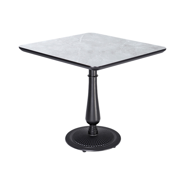 브리즈 화이트 대리석 카페 인테리어 주물 원형 테이블800