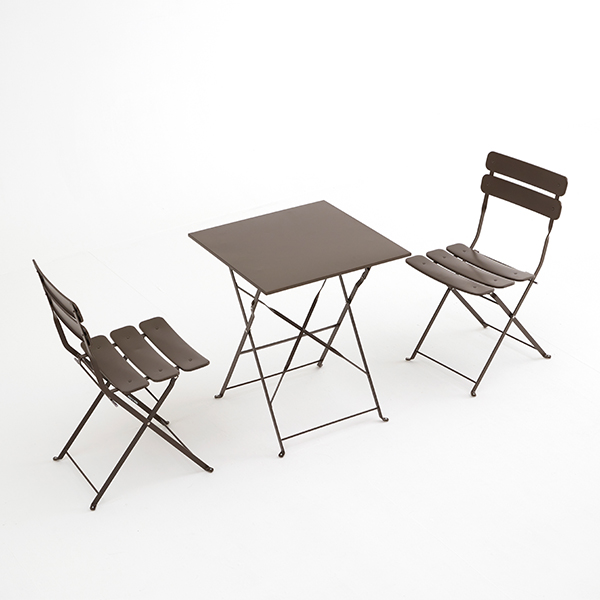 슬림 야외겸용 접이식 의자 테이블세트