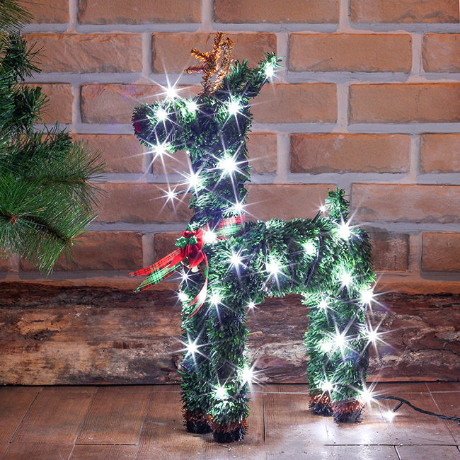 40cm LED 루돌프 사슴 크리스마스장식